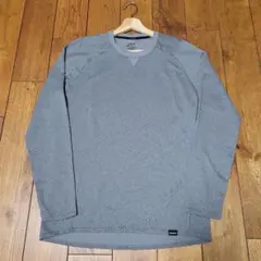 パタゴニア　ロンT　グレー 長袖　登山　インナー　アウトドア　ブランド