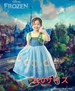 未使用品 Littc リトシーアナと雪の女王　 ワンピース 120サイズ