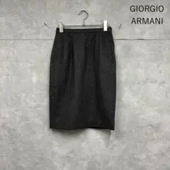 90s GIORGIO ARMANI ウールスカート　イタリア製 N2522のサムネイル