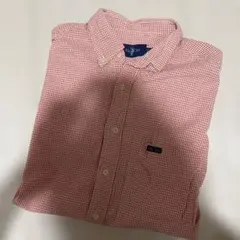 Polo Club ギンガムチェック ボタンダウンシャツ レッド Mのサムネイル