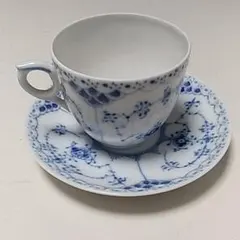 お値下 ロイヤルコペンハーゲン ブルーフル ーテッド ハーフレース