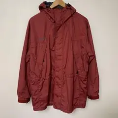 Columbia フード付きナイロンジャケット レッド