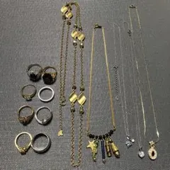 【s】アクセサリーまとめ売り ネックレス 指輪 ピエールカルダン含む