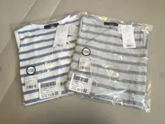 【新品未使用】ボーダー長袖Tシャツ×2点セット