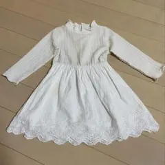 tete a tete バースデイ 白ワンピース 90