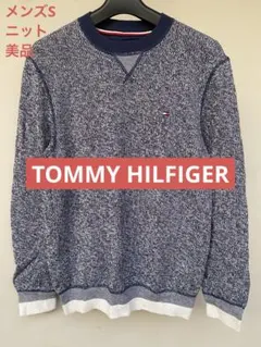 TOMMY HILFIGER ネイビー系 クルーネックセーター S