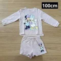 H&M ディズニー　ミニー　デイジー　セットアップ　100cm