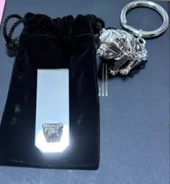 ダンヒル　マネークリップ　ブルドッグ　美品のサムネイル