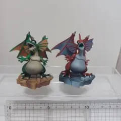ドラゴンクエスト モンスターズギャラリー グリーンドラゴン　レッドドラゴン
