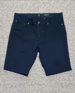 H&M スリムフィット ショートパンツ ボタンフライ