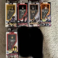 仮面ライダー　ファイズ　ソフビ　5体セット　おまけ付