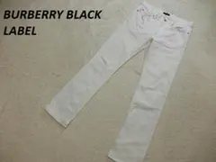 バーバリーブラックレーベル　ストレッチ　デニムパンツ　ホワイト　７９
