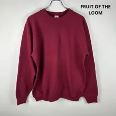 【FRUIT OF THE LOOM】90s USA製 ラグラン 無地スウェット