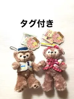 新品　ダッフィー ✳︎ぬいぐるみバッジ・ぬいぐるみストラップセット