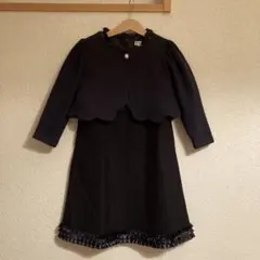 フォーマルPS PER SPOOK ワンピースボレロ　セット　ネイビー　122