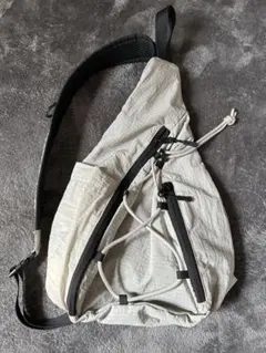 【BACK NUMBER】　リップストップナイロンワンショルダーバッグ グレー