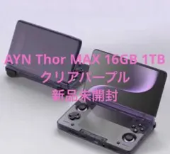 新品未開封】AYN Thor Max 16GB+512GB クリアパープル01 - メルカリ