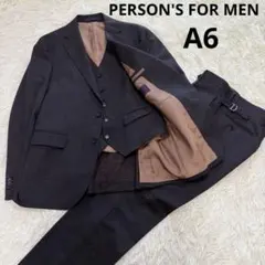 【美品】PERSON'S FOR MEN 3ピース スーツ セットアップ A6のサムネイル