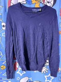 ゆ*き様 POLO RALPH LAUREN ネイビー Vネックセーター S
