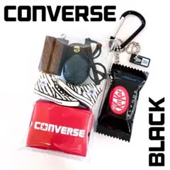 {{CONVERSE ブラック 黒系}} ガチャ詰めポーチ ミニチュアチャーム
