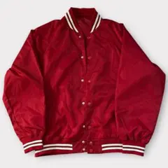 GU ジーユー バーシティジャケット スタジャン レッド Mサイズ