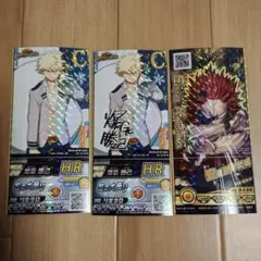 ヒロアカ　ヒロバト　カード　爆豪勝己　サイン　切島鋭児郎　レッド　アメイジング