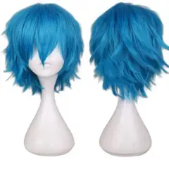 ☆【水色】コスプレ ウィッグ ショートボブ  アニメ b