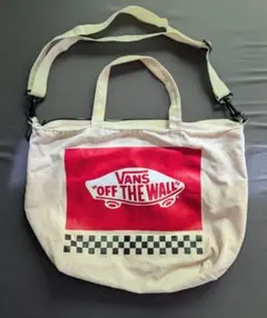 VANS トートバッグ チェック柄 美品 2WAY