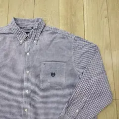 J*N様 US古着 CHAPS チャップス ギンガムチェック長袖シャツ 2XB