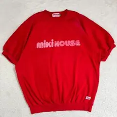 ゆ*ー様 希少　90s ヴィンテージ　レトロ　ミキハウス　メンズ　半袖　Lサイズ