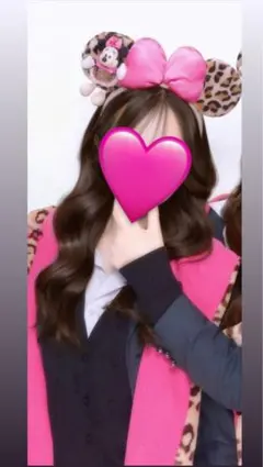 ミニーちゃんのヒョウ柄カチューシャ