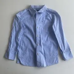 Tommy Hilfiger 水色ストライプシャツ 120cm