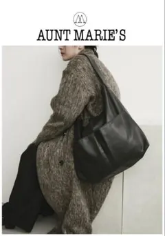 新品★Aunt Marie'sフェイクレザーBIGショルダーバッグのサムネイル