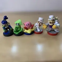 スプラトゥーン・カービィ・マリオ・クッパ　フィギュアセット