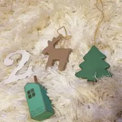 クリスマス 木製 オーナメント オブジェ 雑貨 インテリア