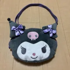 サンリオ　クロミちゃんのフェイスぬいぐるみポシェット