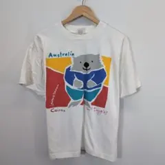 セール【90sオーストラリア製】ヴィンテージ アートT アニマル コアラ