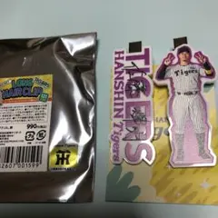 阪神タイガース　佐藤輝明　シークレット　ロングヘアクリップ