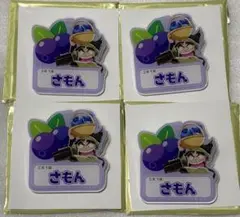 忍たま乱太郎 スイパラ ネームバッジ アクリルバッジ 神崎左門 4点 まとめ売り