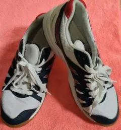 【美品】ASICS スニーカー ネイビー/ホワイト 24cm