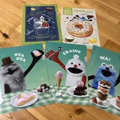 PUPPET SUNSUN デザートクリアファイル5枚セット