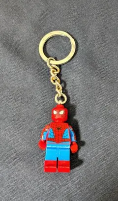 スパイダーマン レゴLEGO キーホルダー　ブロックフィギュア