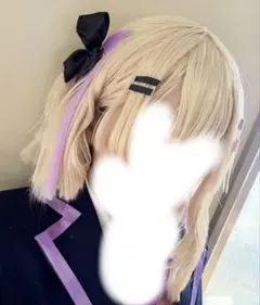 ぶいすぽっ！胡桃のあ コスプレウィッグ 髪飾りセットのサムネイル
