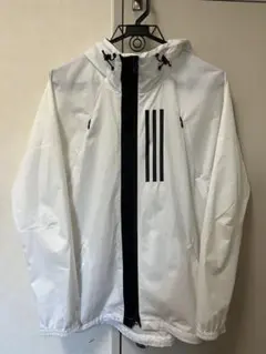 【adidas】ナイロンジャケット 白 M