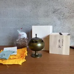 明珍 火箸風鈴 第五十一代 明珍宗之作 未使用品 昭和62年 日本銀行開設