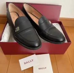 BALLY レザーローファー レディース　ブラックのサムネイル