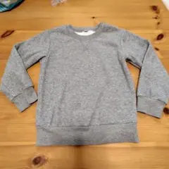 グレー 裏起毛トレーナー サイズ110