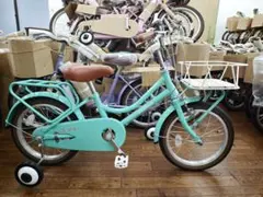 室内使用のみ ミッフィー自転車 14インチ 補助ハンドル付き 引き取り