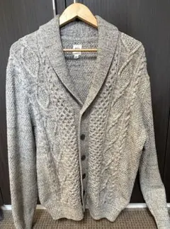 GAP メンズ　ケーブルニット カーディガン Mサイズ