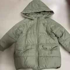 プティマイン110中わたコート　くすみグリーン
